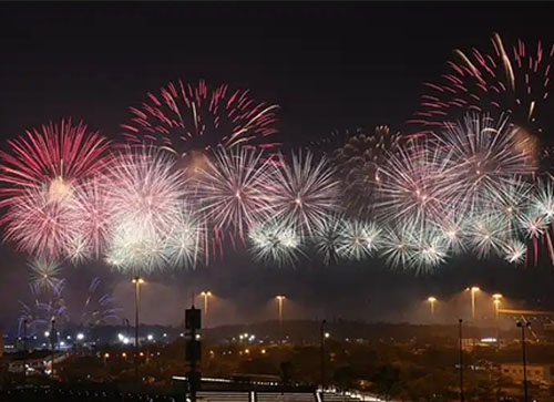 蔚县焰火晚会