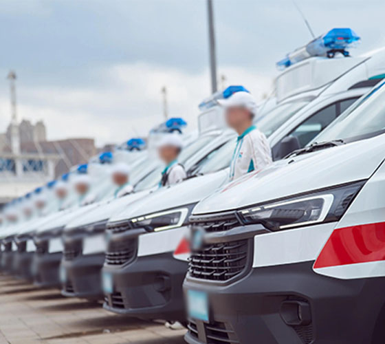 蔚县服务车队展示